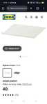 KOMPLEMENT 602.572.57 półka na buty IKEA
Półka na buty, biały, 50x35