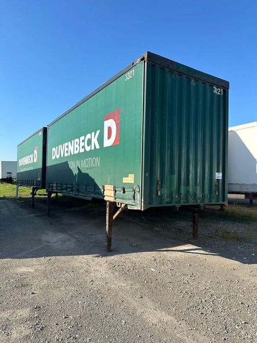 Krone  Zabudowa kontener BDF firanka KRONE