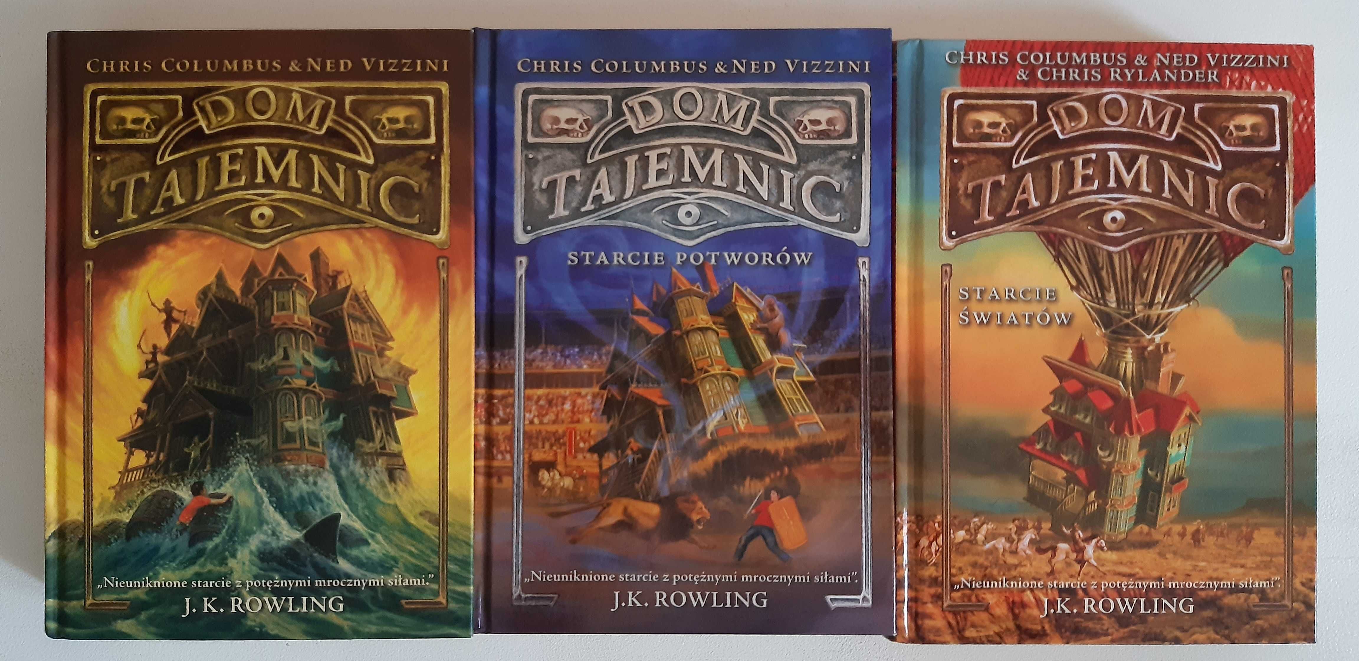 'Dom Tajemnic' Chris Columbus, Ned Vizzini, komplet części 1-3