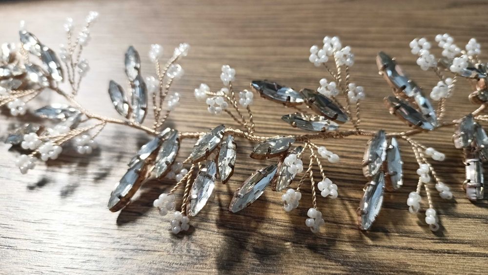 Ozdoba do włosów na ślub, wesele, komunie (NOWA)