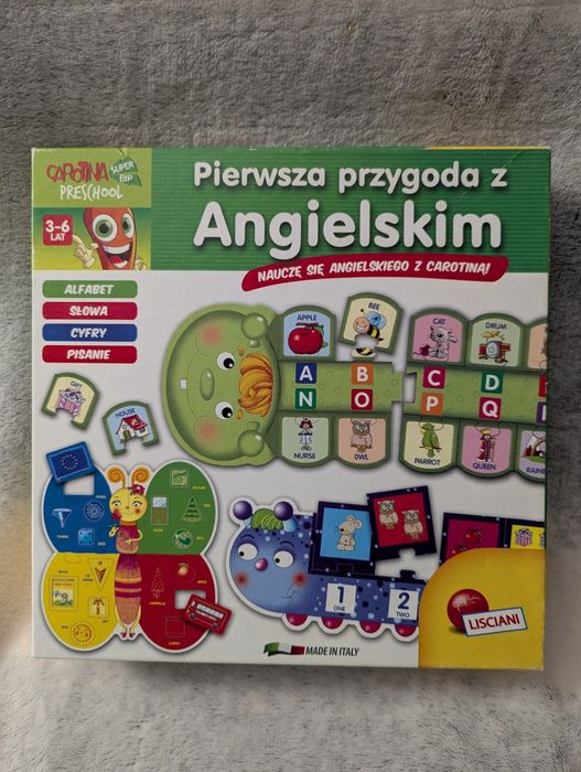 Pierwsza przygoda z angielskim Carotina lisciani 3-6 lat