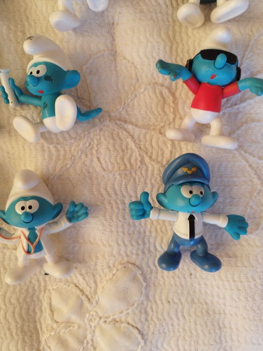 conjunto de 20 Smurfs esmurfes
