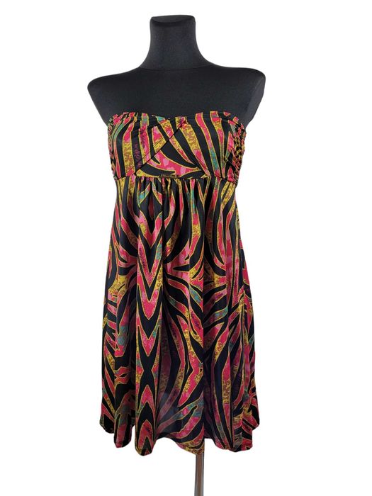 Wzorzysta sukienka Apple Bottoms 38,M na lato glamour