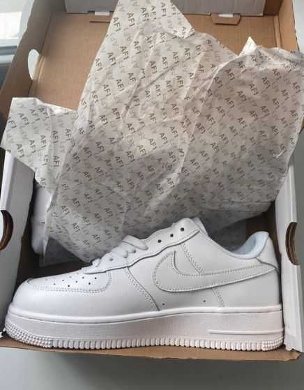 Nowiutkie/Trampki/NIKE/Air/Force/1/Low/'07/Biały:44