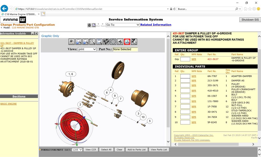 Caterpillar SIS - program serwisowy - instrukcje napraw - dtr schematy