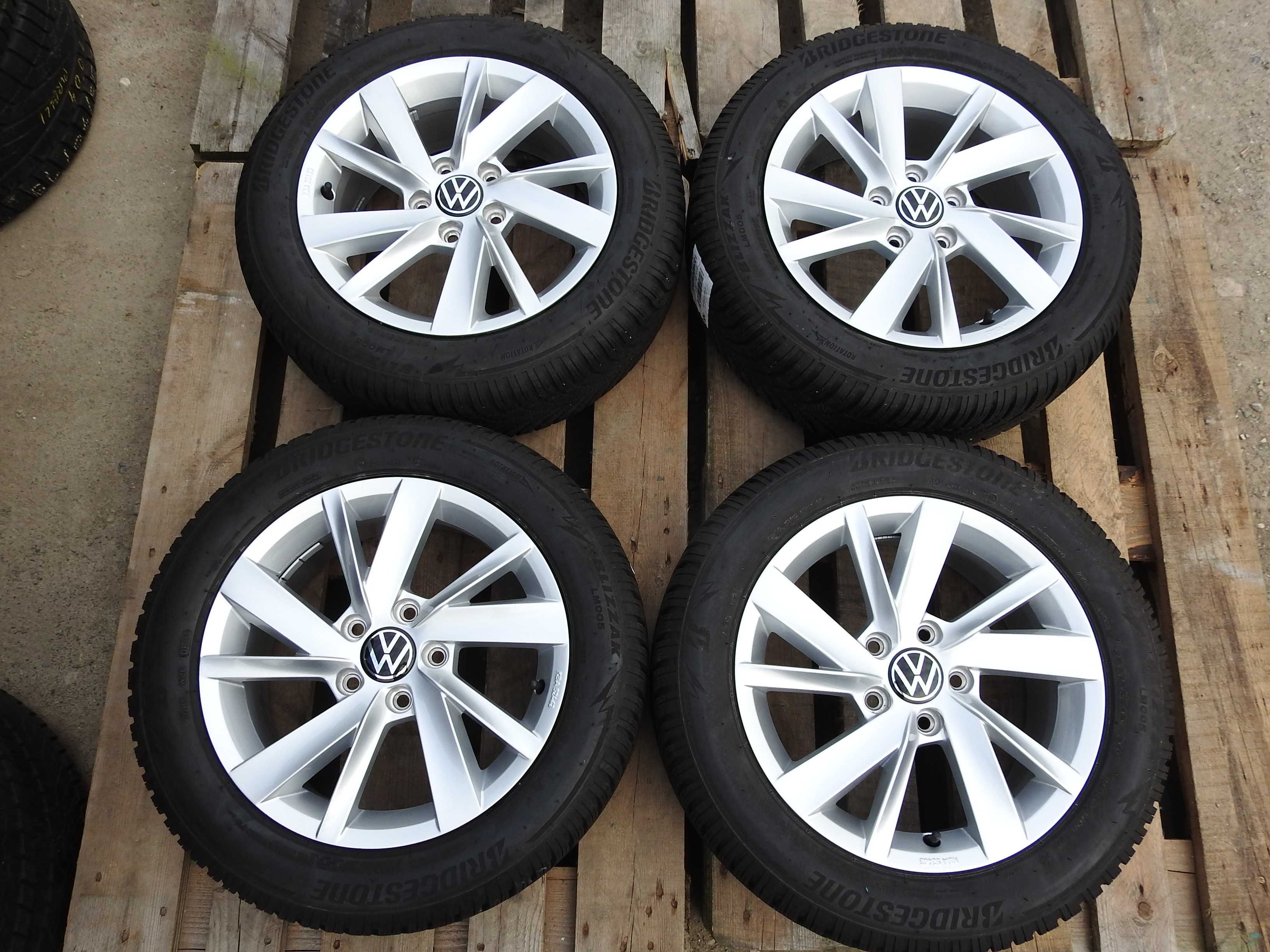 4×Alufelgi VW OE 6,5J 16" 5x112 ET 46 21rok 5H0 JAK NOWE !!!