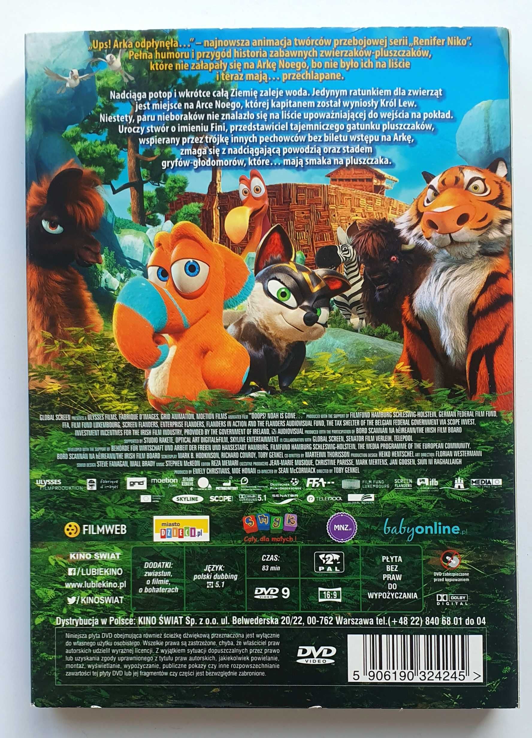 UPS! Arka odpłynęła, płyta DVD