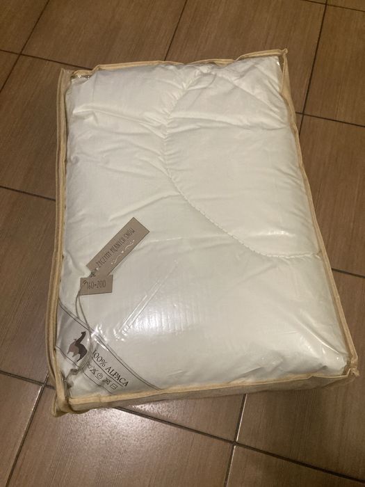 Koldra z alpaki 100% 500g/ m2 nowa 160x200