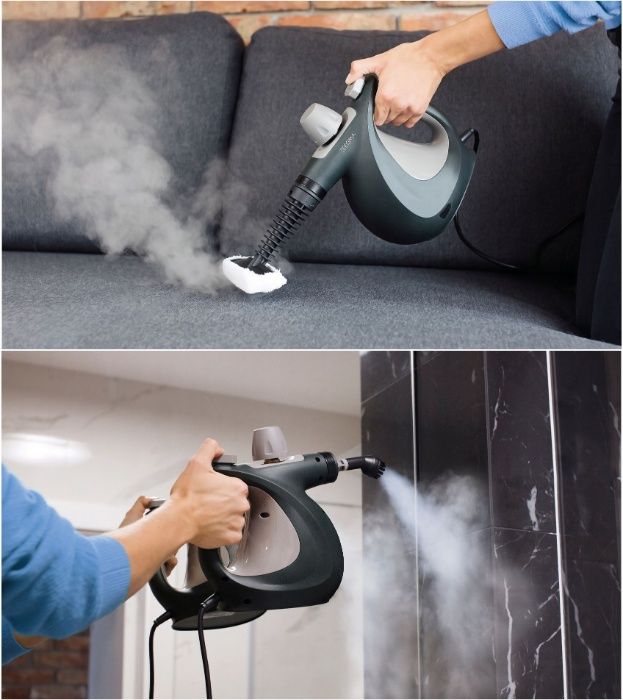 Myjka Parowa Ciśnieniowa Parownica Mop PAROWY Czyścik Szczotka Dysza