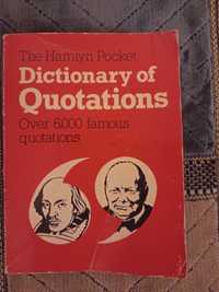 книга на английском / словарь цитат Dictionary of Quotations