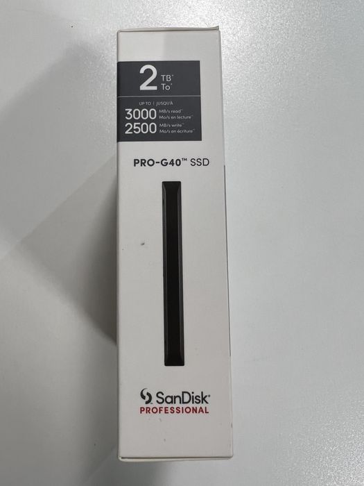 12600 -> Зовнішній SSD SanDisk Professional PRO-G40 2Tb