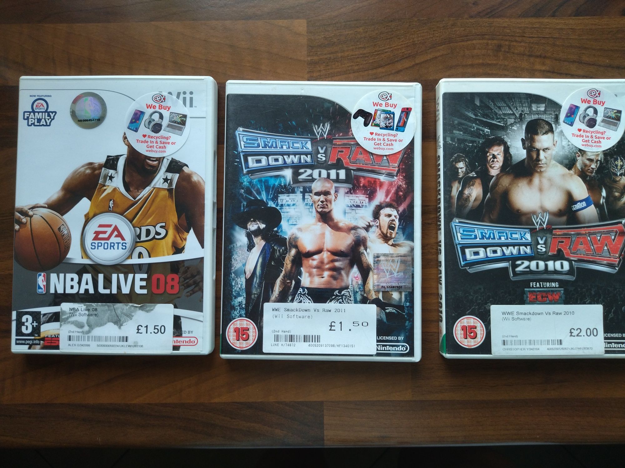 NBA LIVE 08 Smack Down gry na Nintendo Wii