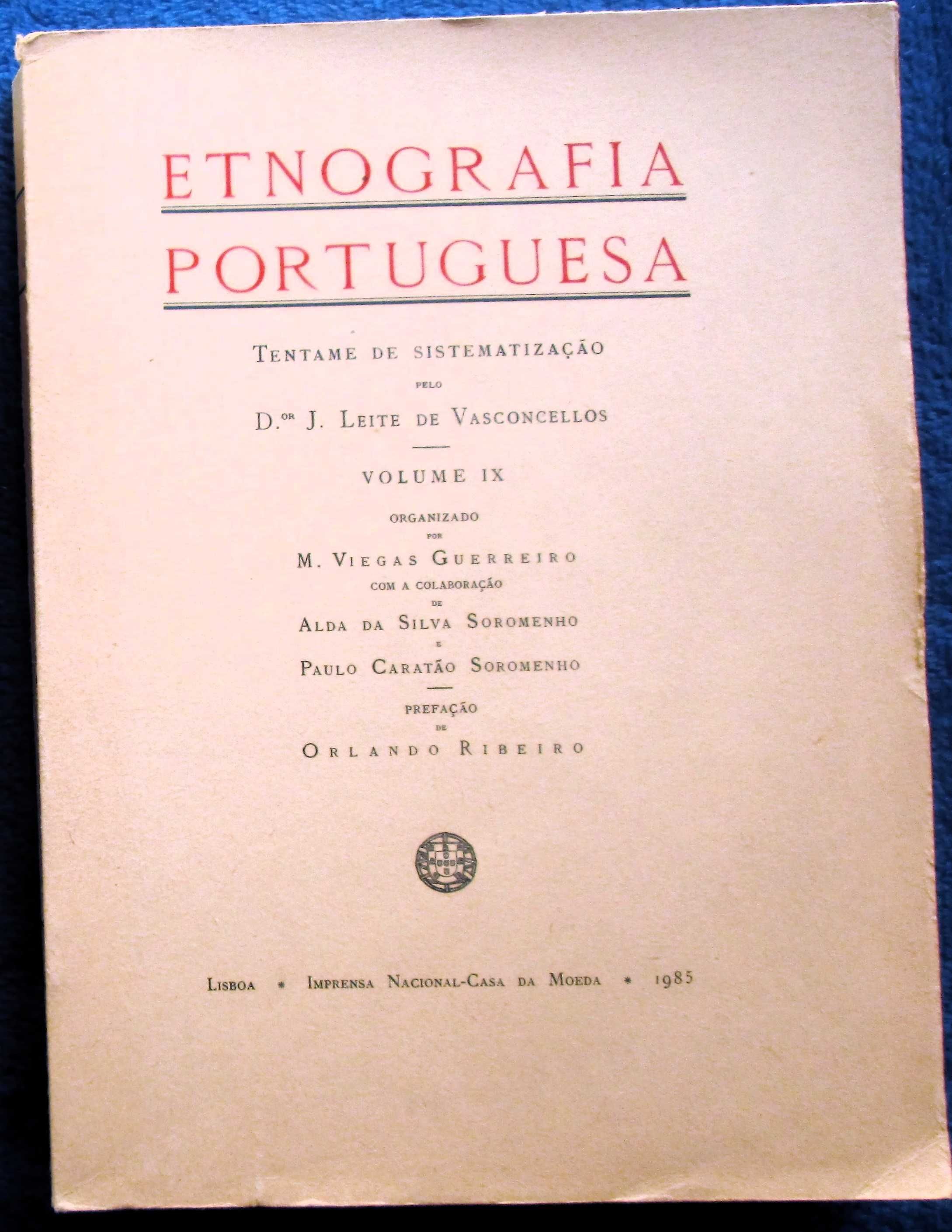 José Leite de Vasconcelos Etnografia Portuguesa