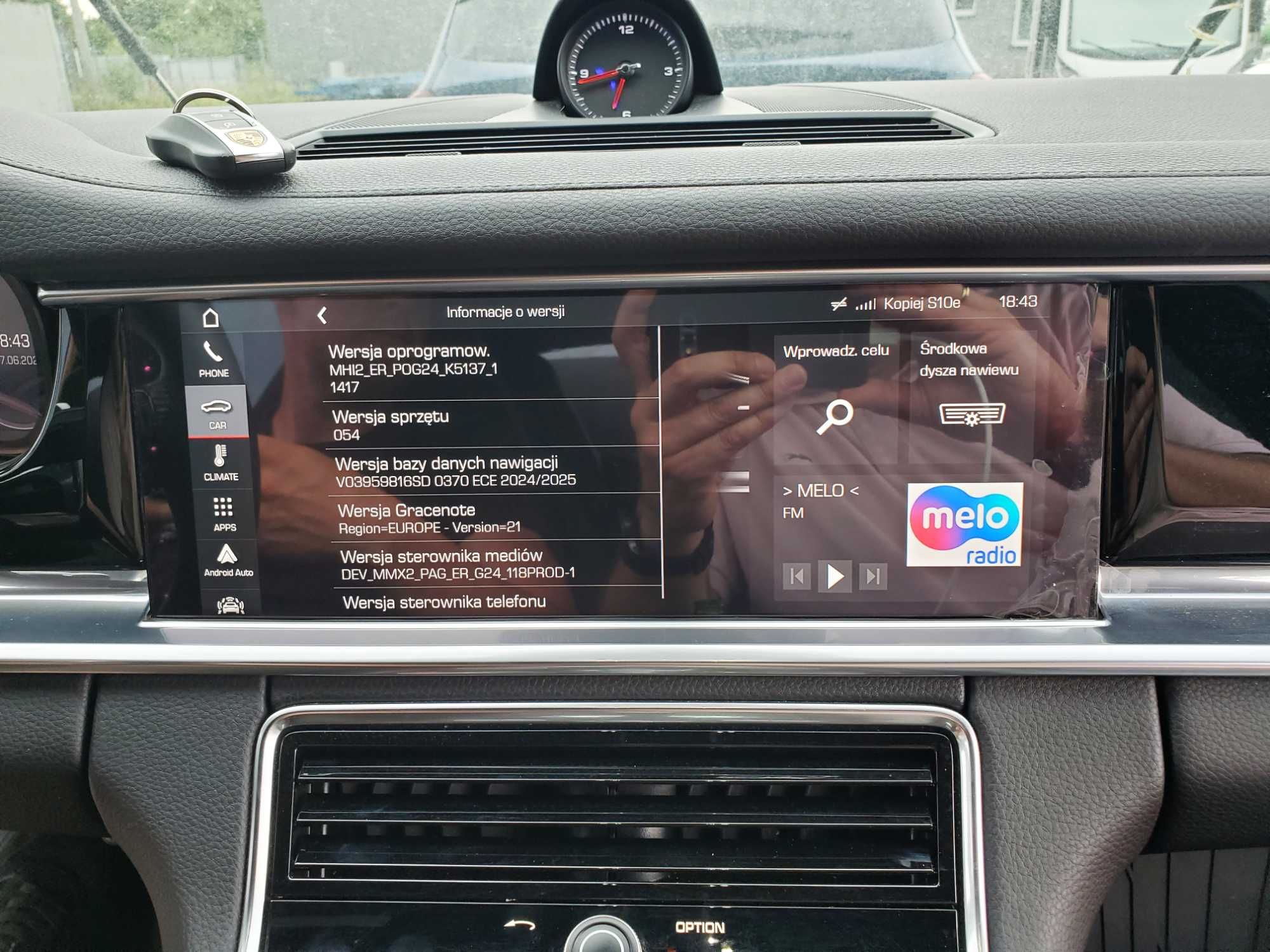 PORSCHE Aktywacja CARPLAY Android Auto NAWIGACJA Polskie Menu US-EU