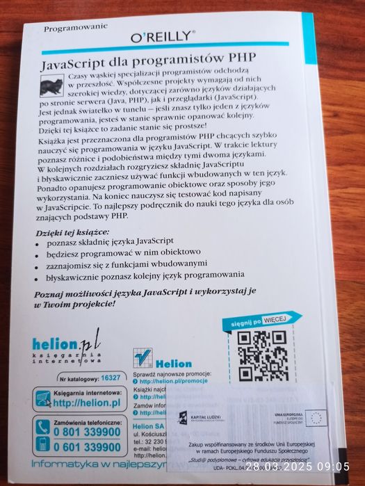 Sprzedam dobrą książkę JavaScript dla programistów PHP Stoyan Stefanov