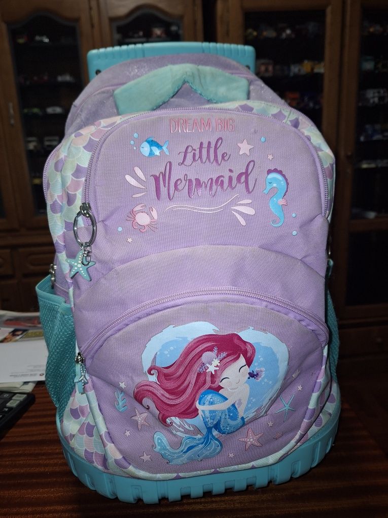 Mochila escolar  sereia