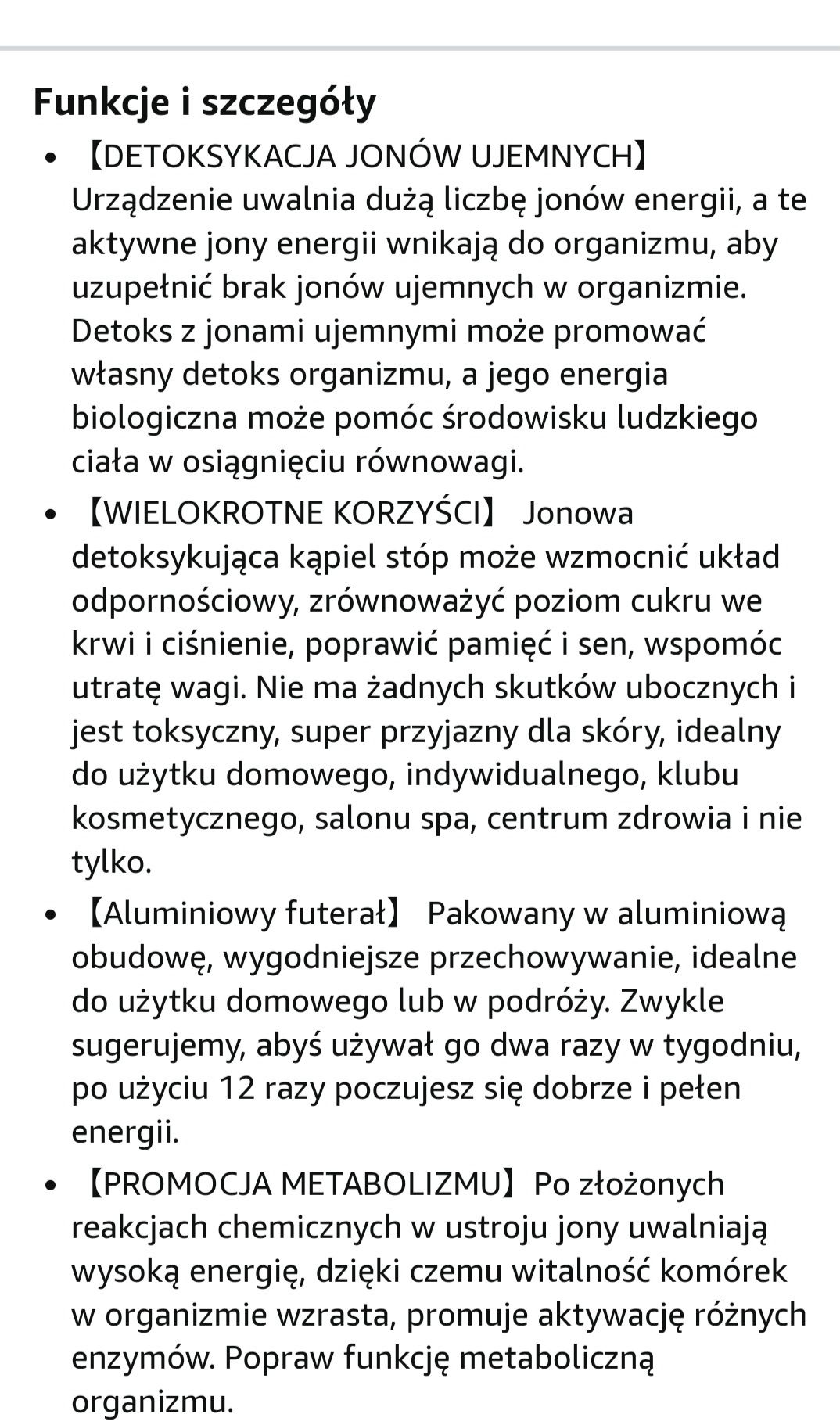 Maszyna do detoksykacji ciała