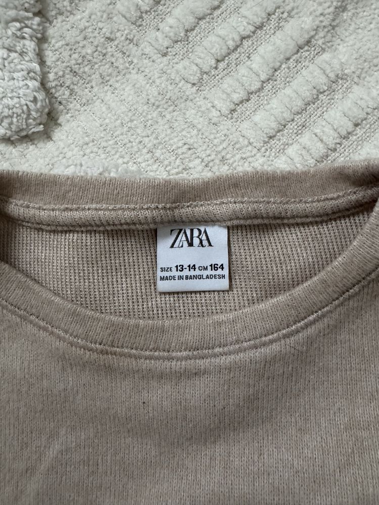 Zara lekki sweter oversize beż taupe 36
