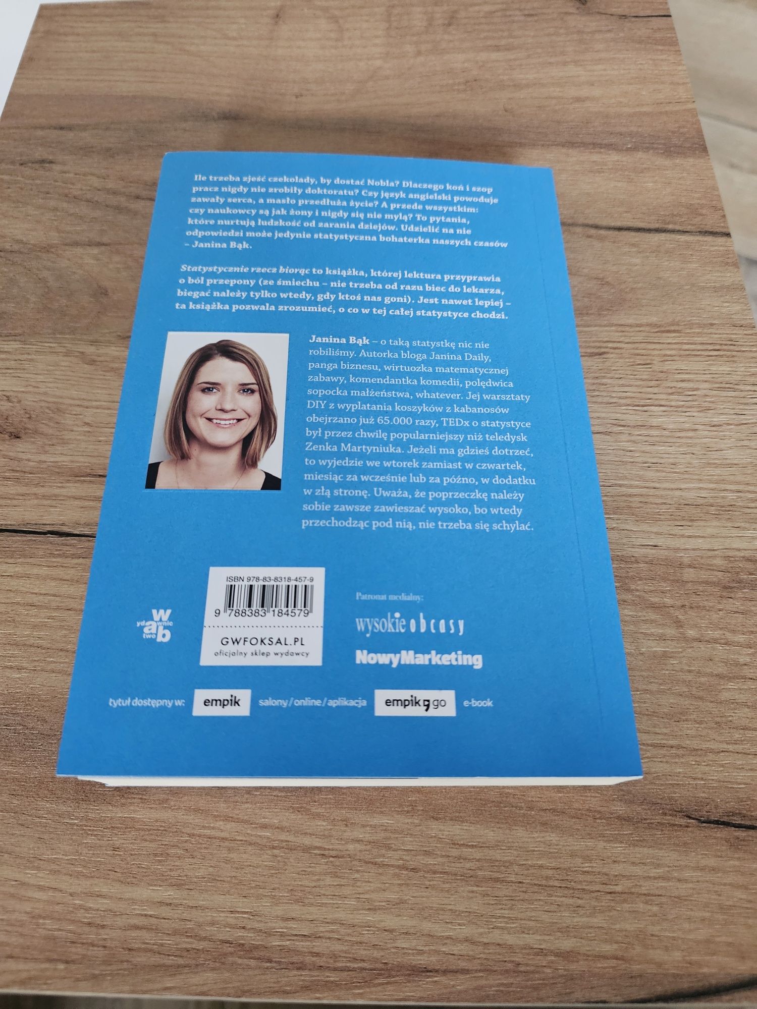 Książka Statystycznie Rzecz Biorąc Janina Bąk