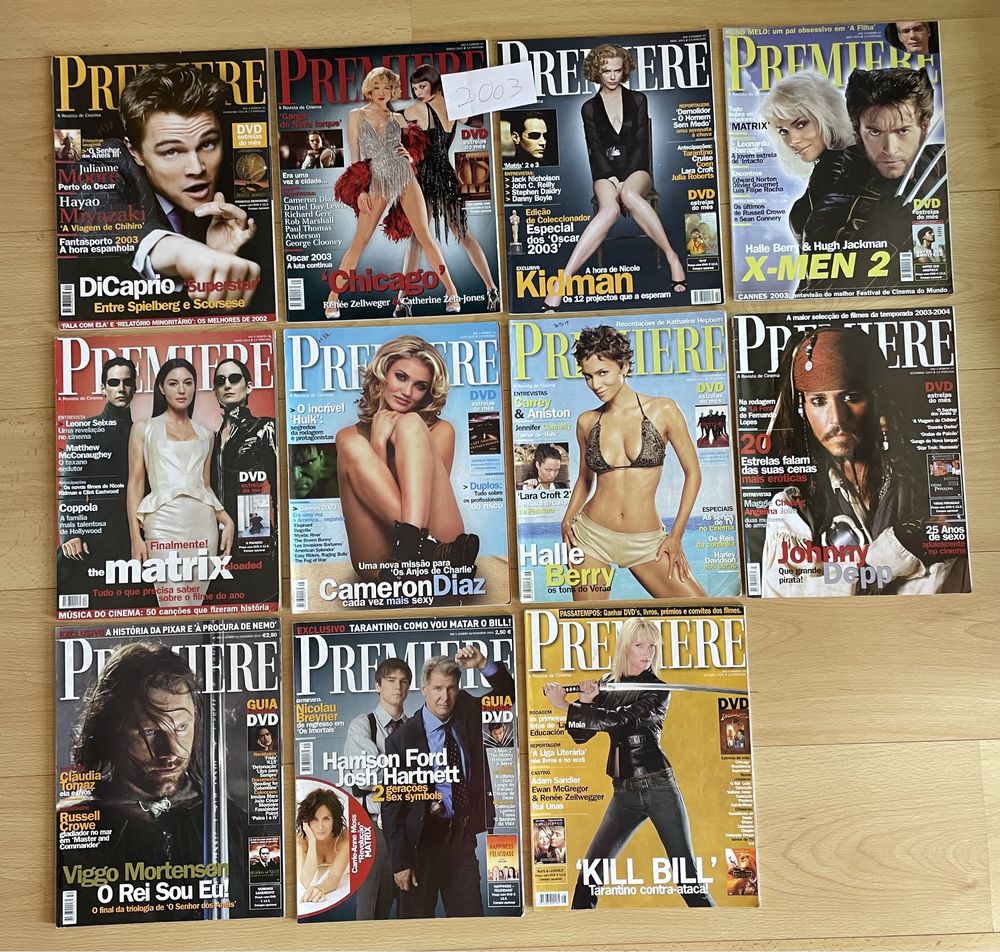 Revistas Premiere - entre 2003 e 2011