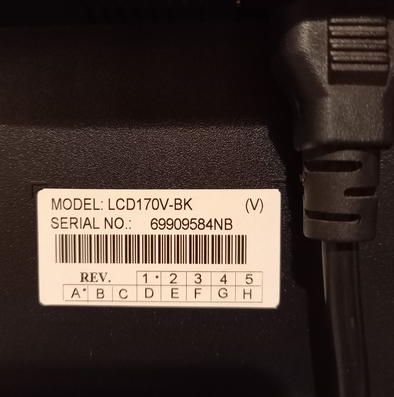 NEC monitor LCD 170V-BK idealny komplet kabli