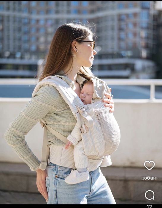 Ерго-рюкзак one love&carry колір пустеля