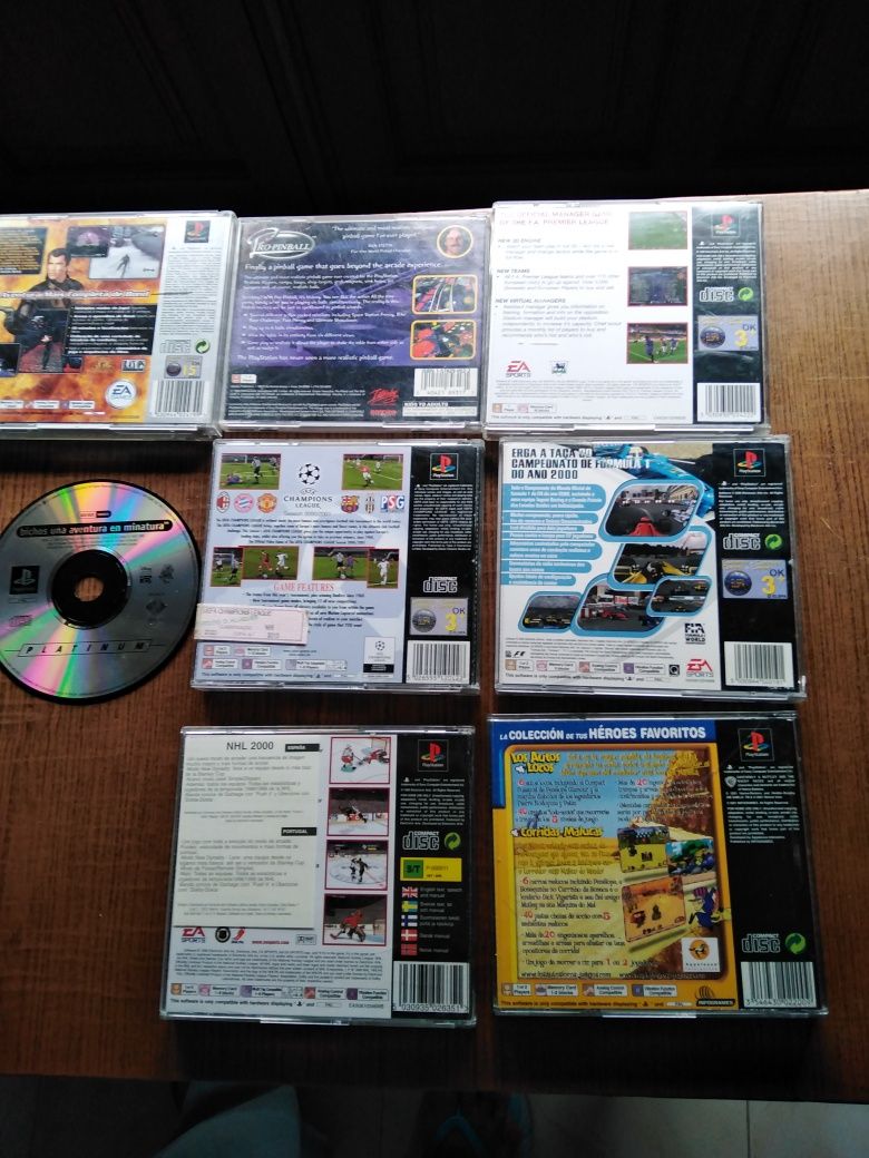 5 Jogos+7 Demos +3 cartões de memória + Bolsa Original