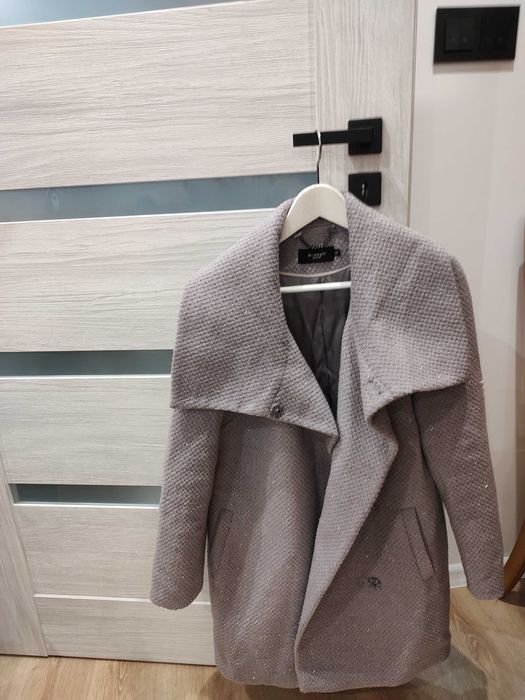 Kurtka zimowa wełniana płaszcz damski Monnari s/m