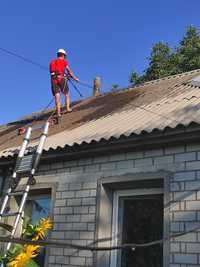 Фарбування дахів, чистка, грунтування