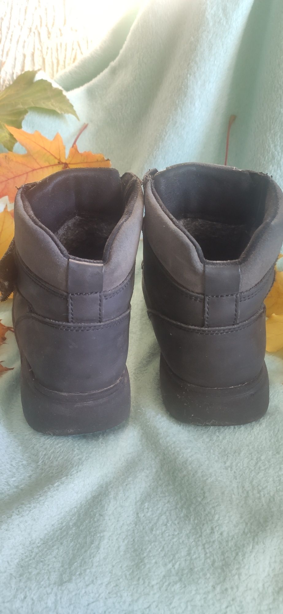 Зимові натуральні черевики ботинки  Monster, 23см стопа