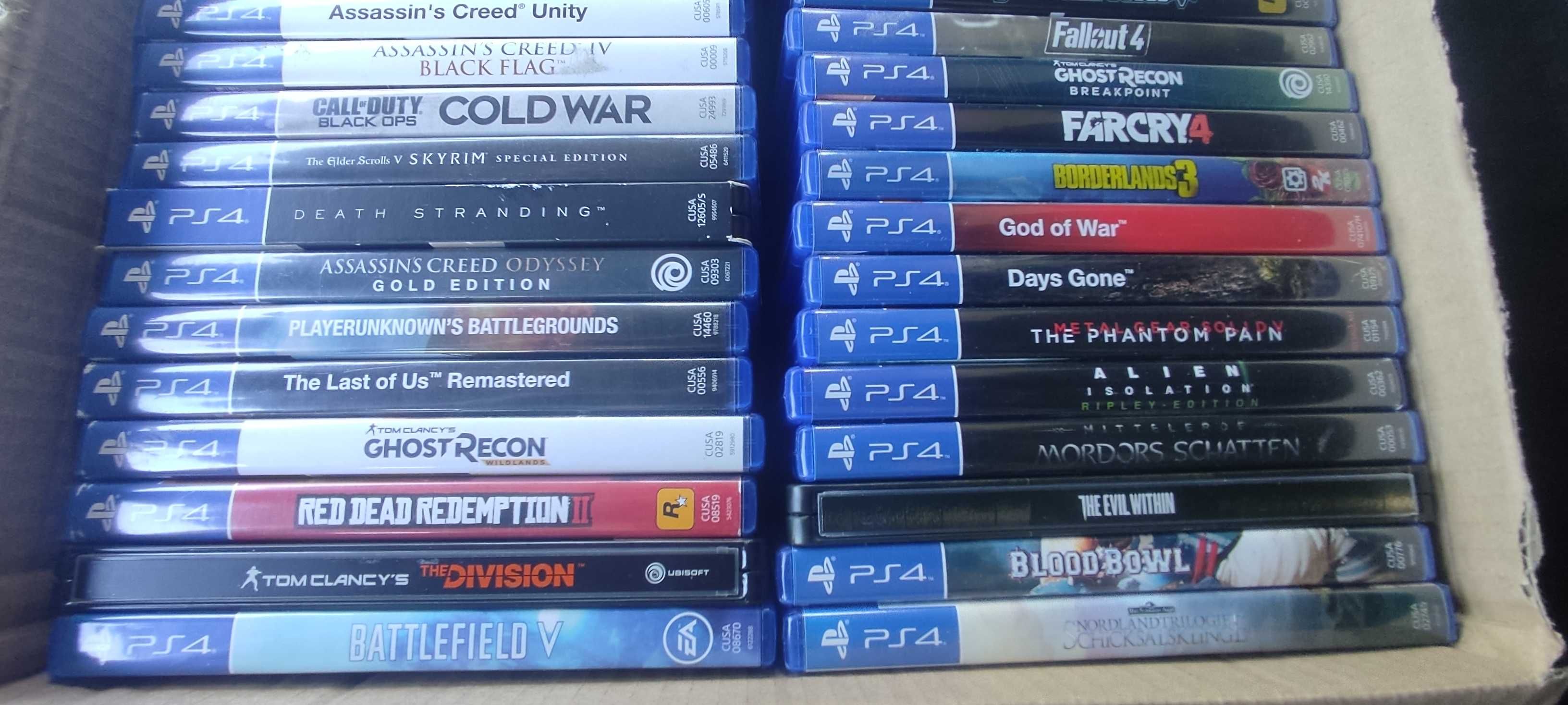Zestaw Gier na PS4 , 40 gier cyberpunk, call of duty,watch dogs II