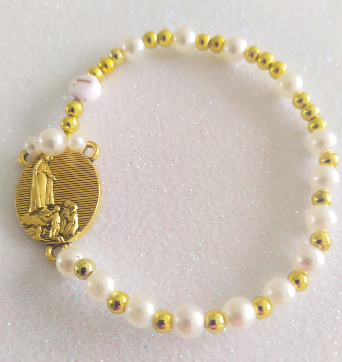 Pulseira de Oração e proteção á Nossa Senhora de Fátima