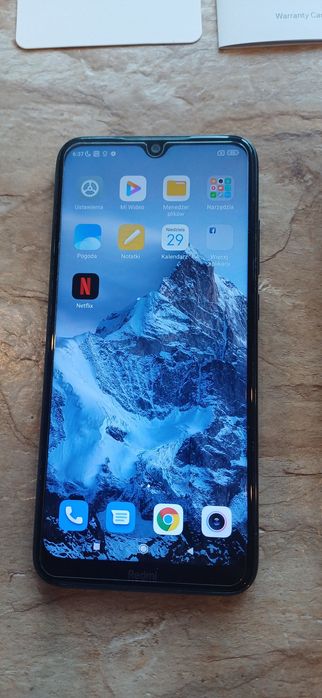 Smartfon Xiaomi Redmi Note 8T 4GB RAM 64GB ROM.
Stan technicz