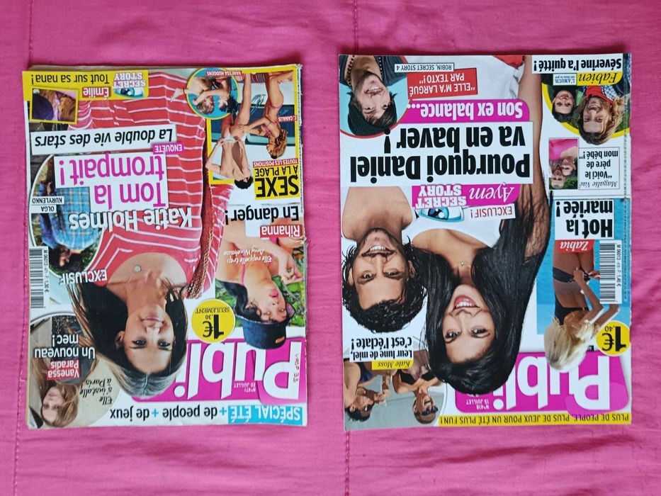 REVISTAS Bravo, Cuore, 100% Jovem, Public, Oops!