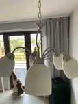 Lampa wisząca 5 kloszy