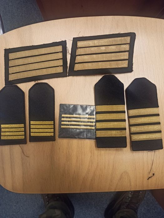 Pagony, naszywki MW, bosmanmat