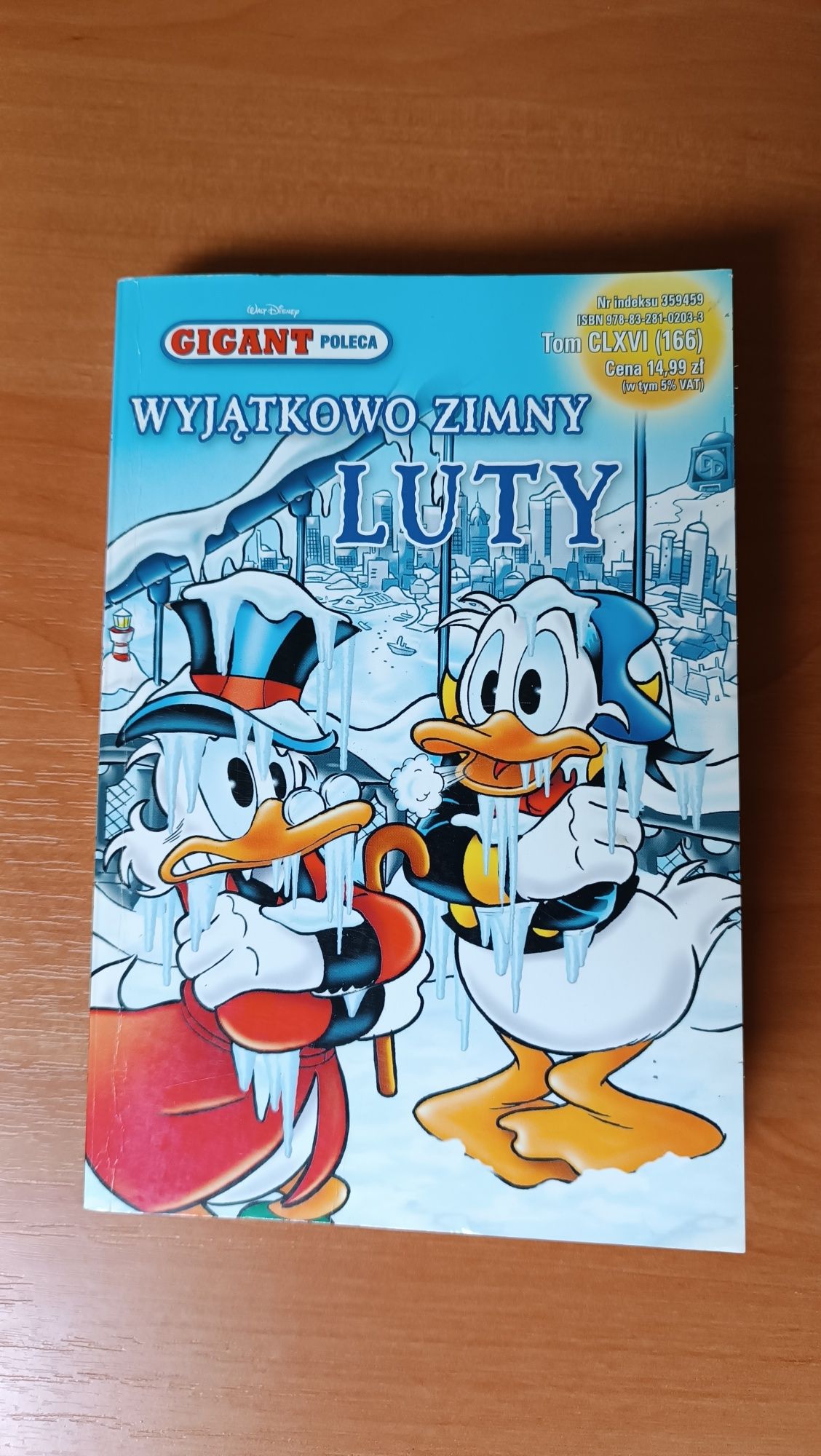 Wyjątkowo zimny luty  -komiks Gigant