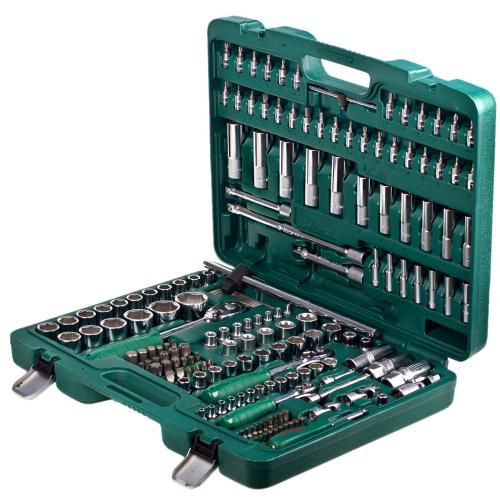 Набор інструмента 177 предметів 1/4", 3/8",1/2" (ТК-177V)