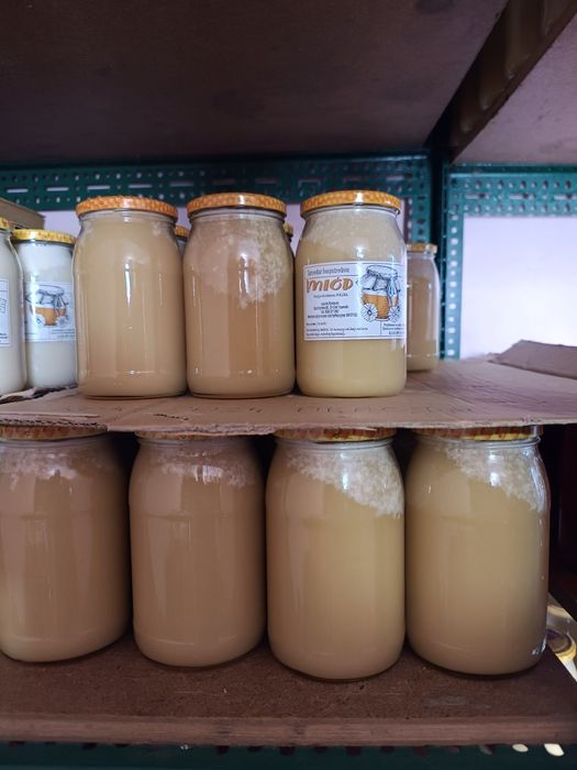 Miód Lipowy Akacjowy zbiór 2025r słoik 0,9L