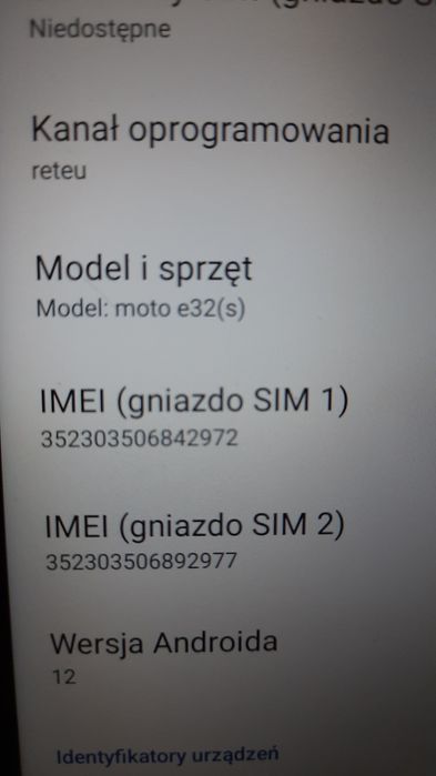 Motorola E32 (s) stan idealny SPRZEDAM