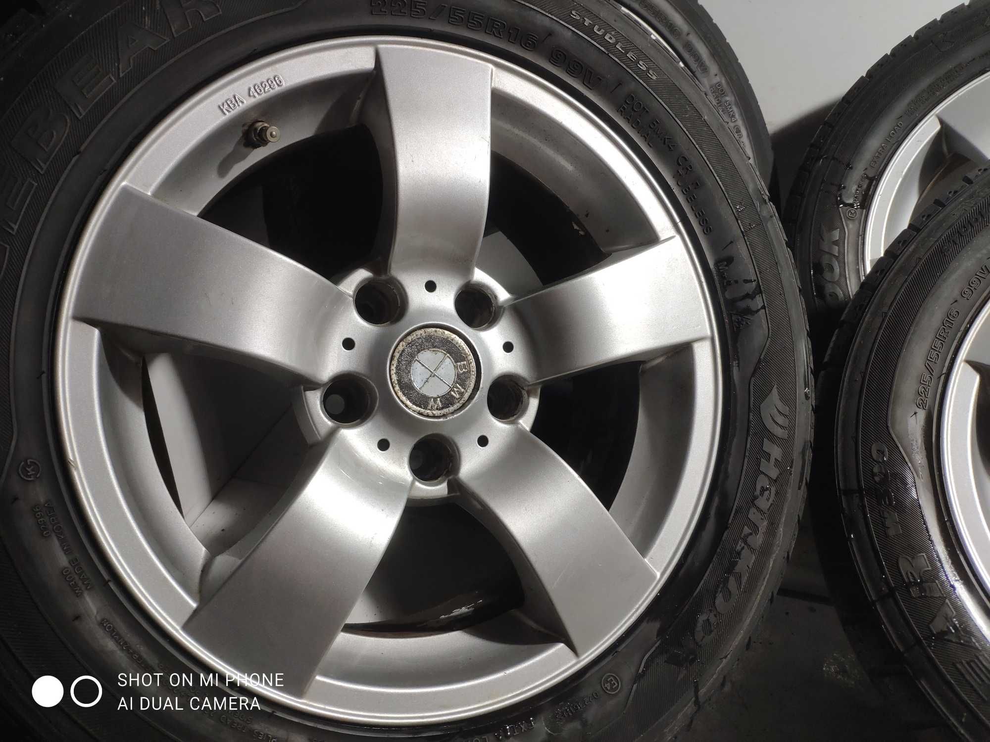 Koła 225/55R16 5x120 16 felgi alusy BMW komplet zimowe 4szt aluminiowe