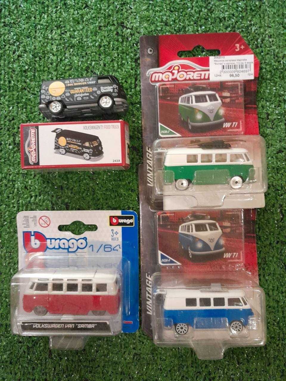 Колекційні VW Volkswagen Bus: Siku Majorette Burago Matchbox Hotwheels