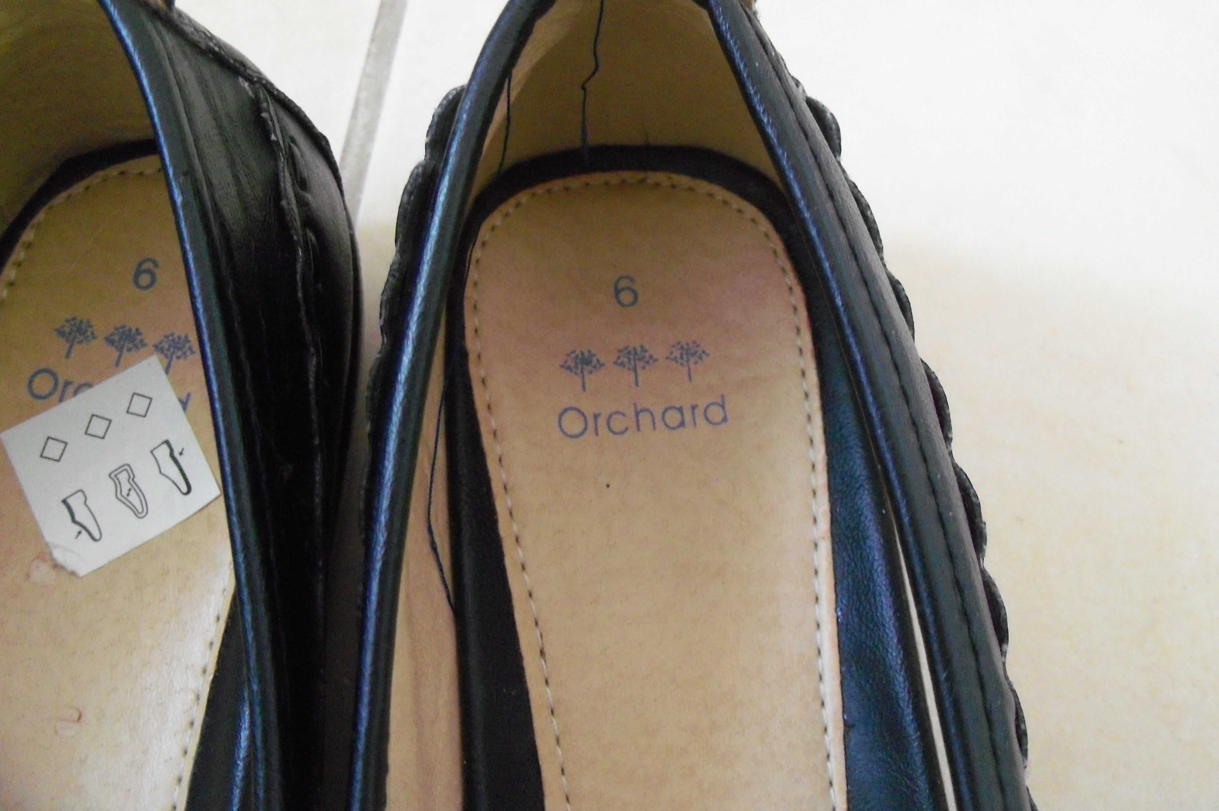NOWE eleganckie półbuty pantofle damskie ORCHARD rozm.39 dł.wew.25 cm