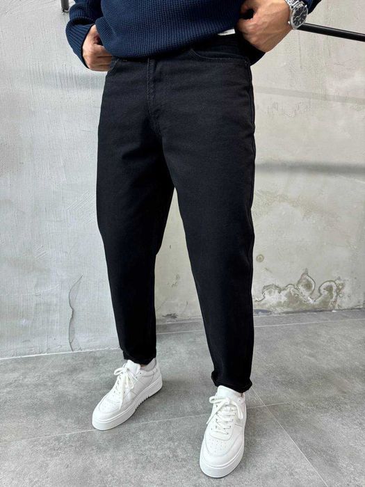 чоловічі джинси мом чорні / мужские джинси мом