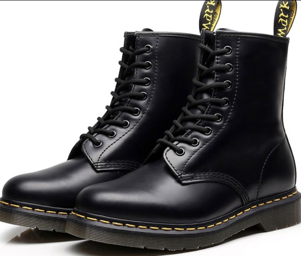 Glany traperki botki ala martensy 1460 goth punk unisex