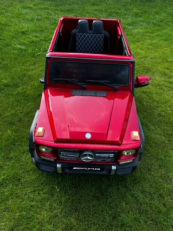 Красный детский электромобиль Джип Bambi Mercedes Benz