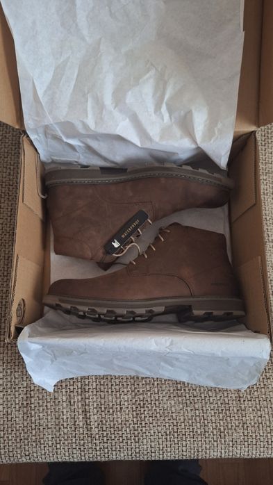 Якісні чоловічі демісезонні черевики Sorel з натуральної шкіри