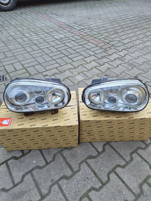 Lampy reflektory golf 4 IV lampa soczewka reflektor przód