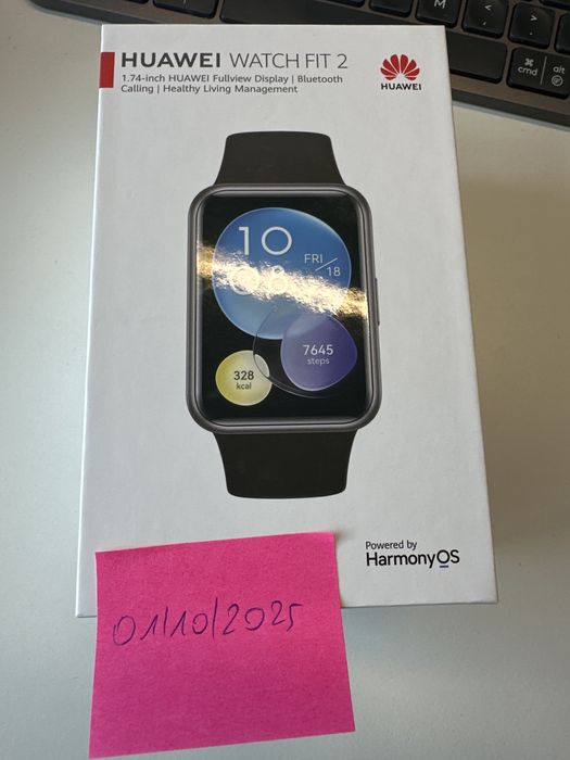 Huawei watch fit 2 zegarek smartwatch nowy czarny