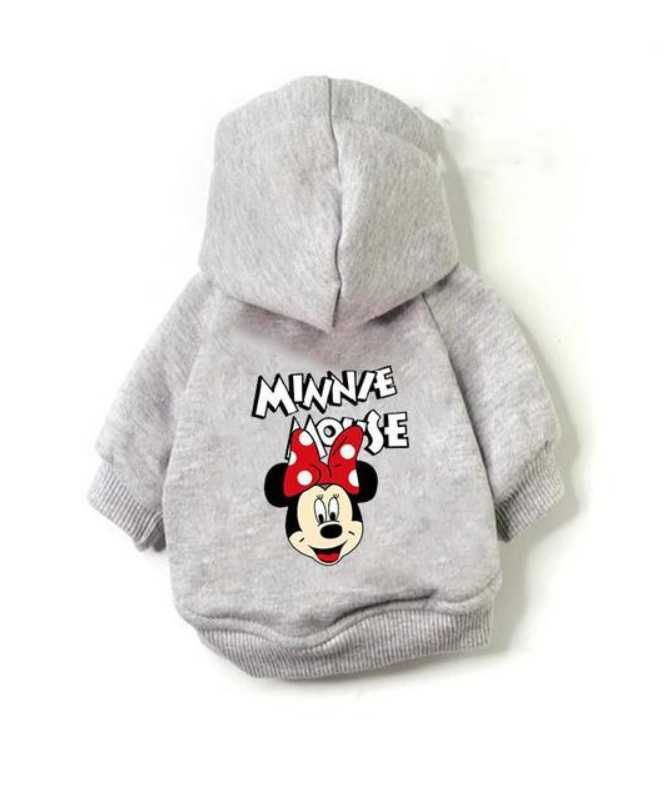 Bluza z kapturem dla psa ubranko Disney Myszka Minnie roz. L